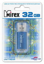 Флэш-диск Mirex 32GB Unit синий