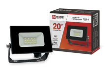 Прожектор диод  20Вт 6500К 1800Лм IP65 Inhome СДО-7 (40/60)