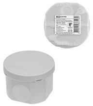 Коробка TDM ø70х50мм IP66 4вводов двухкомпонентная прямой монтаж (150)