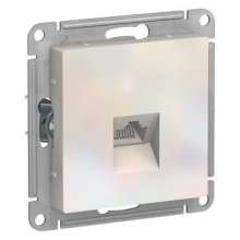 Розетка AtlasDesign RJ45 механизм жемчуг (10)