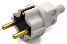 Вилка ГОРС прямая с/з белая (350)