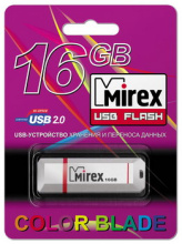 Флэш-диск Mirex 16GB Knight белый