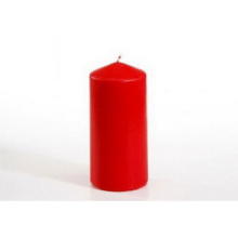 Свеча столбик  8см d56 165г цвет микс (24)