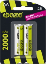 Акк NiMh R 6 2000мАч Фаzа 2xBL (20)