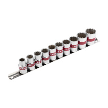 Набор головок 1/2" 10-24мм двенадцатигранные CR-V 10шт Rexant (24)