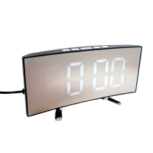 Часы зеркальные 6091-3 белый