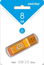 Флэш-диск SmartBuy  8GB Glossy оранжевый