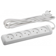 Удл 5гн  5м б/з ПВС 2200Вт 2x1мм² Эра (20)