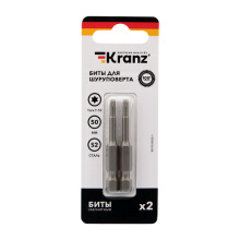 Бита Torx T10х50мм 2шт Kranz (400)
