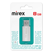 Флэш-диск Mirex  8GB Unit серебро