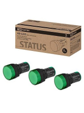 Лампа инд TDM AD-22DS(LED) зеленый 24-440В (10)