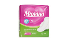 Прокладки ультратонкие Милана нов dry normal 10шт (54)