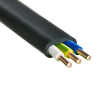 Кабель ВВГ 3х 4 нг-LS плоский ГОСТ АЛКЗ (100)
