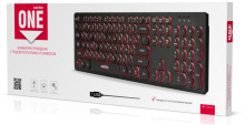 Клавиатура Smartbuy 328 ONE USB подсветка, черный (1/20)