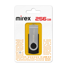 Флэш-диск Mirex_256GB Swivel чёрный