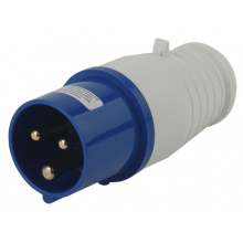 Вилка 013 2Р+РЕ 16А 220В IP44 Эра (10)