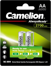 Акк NiMh R 6 2700мАч Camelion 2xBL Always Ready (24)