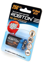 Акк NiMh 6F22 250мА*ч Robiton 1/блистер 9В (25)