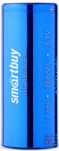 Акк Li-ion 26650 4500мА*ч SmartBuy б/б 1шт 3.7В без защиты плос.конт. (25/200)