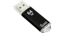 Флэш-диск SmartBuy 64GB V-Cut черный
