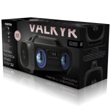 Колонка порт Bt SmartBuy  115 Valkyr 22Вт акк 3600мАч FM/MP3(USB/MicroSD)/AUX/LED-подсв чёрный (4)