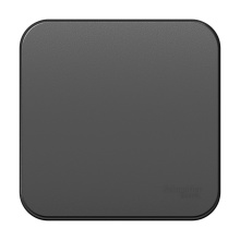 Выкл Blanca 1-ОП изол пластина антрацит (15)