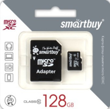 micro-SD Smart Buy_128GB Class10 UHS-I + адаптер (SDXC)