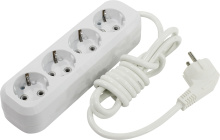 Удл 4гн  2м с/з ПВС 3500Вт 3x1мм² Smartbuy (40)