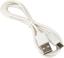 Каб USB-TypeC  1м Гарнизон 2.4A белый пакет (200)