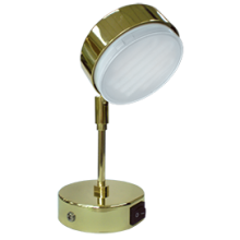 Ecola GX53 FT4173 cветильник поворотный на среднем кроншт. золото 210x80мм