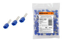 Наконечник штыр втул изол двойной  2.5мм²-12 TDM НШвИ(2) 100шт (10)