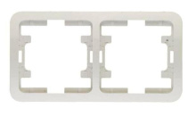 Рамка Makel Mimoza 2-ая белый (25)