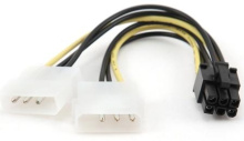 Разветвитель питания 2*Molex-PCI-E 6pin для подкл в/карты к б/п Cablexpert