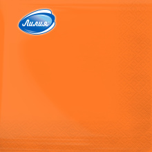 Салфетки Лилия 33х33 2сл 20шт Оранжевый (15)