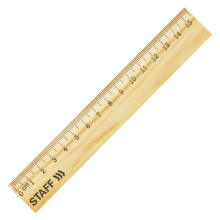 Линейка деревянная 15см Staff канадская сосна (144/2160)