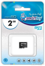 micro-SD Smart Buy  2GB (без адаптера)