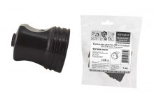 Штеп гнездо TDM б/з 10А черный Народная (50)