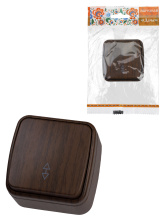 Выкл. TDM Дача 1кл. венге проход. (10/100)