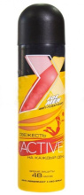 Дезодорант-антиперспирант мужской 145мл X-style Active (24)