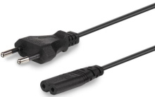 Кабель пит. ауд/вид 0.5 м 2 pin 2.5А Cablexpert черный