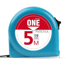 Рулетка  5м х 19мм пластиковый корпус фиксатор Smartbuy Tools