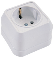 Роз. Makel накладная 1-ая с/з белый (10)