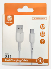Каб USB-TypeC  1м X11 VF белый