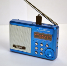 Радио Perfeo Sound Ranger акк 1000мАч FM/MP3(USB/microSD)/AUX/jack 3.5 синий (1/10)