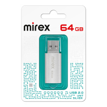 Флэш-диск Mirex 64GB Unit серебро