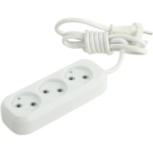 Удл 3гн  1.5м б/з ПВС 2200Вт 2x1мм² Smartbuy (50)