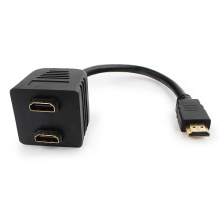 Разветв. HDMI Cablexpert HD19F/2x19F 1комп->2мон. 20см пассивный Full-HD (50)