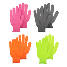 Перчатки полиэстер микроточка ПВХ р.8 цветные Inbloom (12/720)