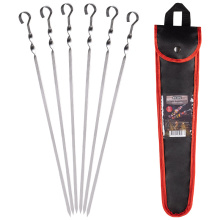 Шампур Набор 45см Угловой с витком 6шт чехол Ecos 1.5мм (20)