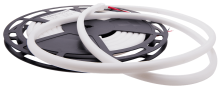 Термолента 24В IP68 12Вт/м 4000K 2835 180LED/м 5м с крепежом SWG